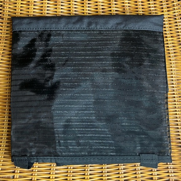 ♠️ kate spade Logo Mesh Packable Canvas Beach Shopping Picnic Weekender Tote - Picture 3 of 4